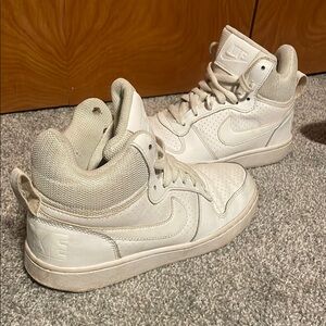 Nike White High-Top Sneakers